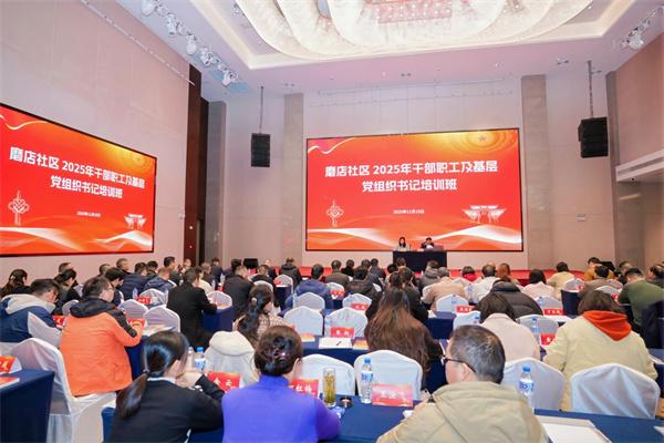 新站高新區磨店社區黨委：舉辦干部職工及基層黨組織書記培訓班